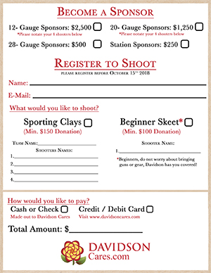 2018 Clay Day Registration Form Thumbnail